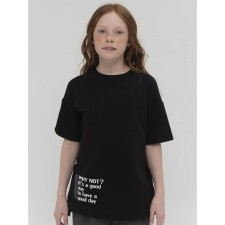 T -shirt for girls, height 146 cm, black color