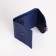 Women's wallet on the button, blue color