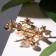 Baroch Baroque "Flowers Sakura", white color in gold