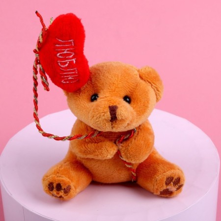 Soft toy "I love you", Bear, Mix Colors-2