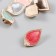 Button plastic for creativity "Stone Leaf" mix 2.7x1.3x1 cm