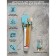 Holder for toothbrushes with an emergency stress for Velcro pasta, 7 × 5.2 × 8 cm, color mix
