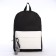 School textile school with pockets, 38x29x11 cm, black color
