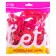 Latex ball 5 ", pastel, set of 100 pcs., Water bombs, red color