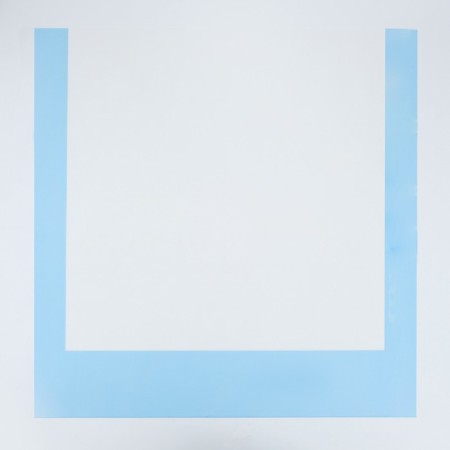 Matte, white, blue film, 58 x 58 cm-1
