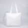 Shopper bag on magnet, white color
