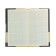 Weekly Lowed A6, 80 Metropol sheets, Cover Artificial Leather, Smecked Block, Black