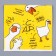 Salfets single -layer “geese”, 24 × 24 cm, in a set of 20 pcs.