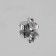 Rhinestones are sewing “drop”, rimmer, 6 × 10 mm, 50 pcs, white color