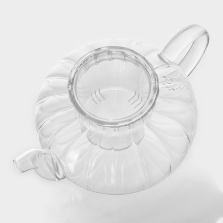The teapot is a teapot with a glass lid and sieve "Diana. Grace ", 1 l-4