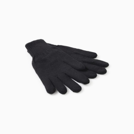 Gloves double, black color, river 20-1