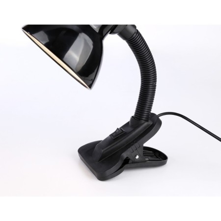A table lamp with an E27 interchangeable lamp with an Ambrella Light, Desk, De7710, E27, Black Color-4