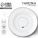 Deep plate of ceramic "with love", 22.4 cm, 300 ml, white color