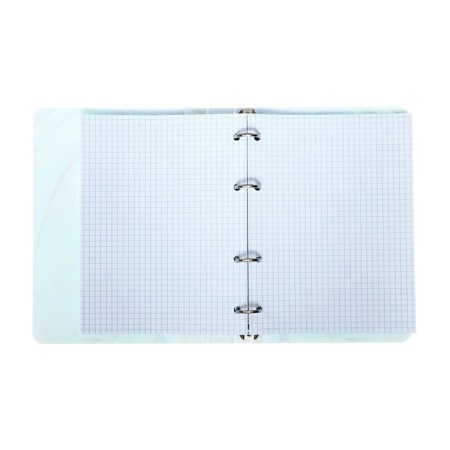 Notebook on rings A5 120 sheets in the Calligrata EXTOTIA cell, plastic cover, offset unit-5