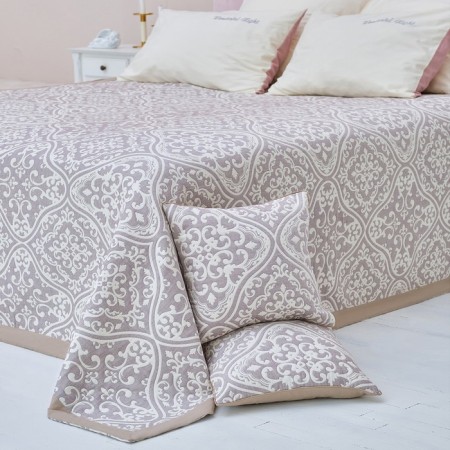 Pillowess Decorative Ethel "Ornament" Color gray, 40x40 cm, 100% cotton-1