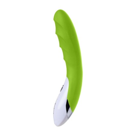 Mystim Sassy Simon vibrator, green color, 27 cm-1