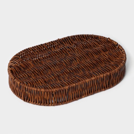 Basket for fruits and bread of the deed "Ohio", 31 × 21 × 5 cm, oval-5