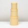Set of round boxes 3 in 1, "beige", 16x16, 14x14, 12x12 cm