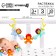 Stretching to a stroller/crib "Lion", 3 toys, color mix, crush me