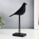 Souvenir Polystone "Bird - Long legs" Black 23x17 cm