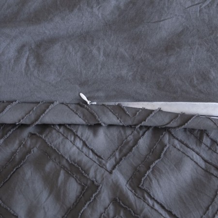Bed linen 2 joint venture "Square", size 220x240 cm, 175x215 cm, 50x70 cm - 2 pcs-3