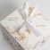 Gift folding box, packaging, “March 8, gold”, 12 x 12 x 12 cm