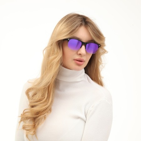 Sunglasses "OneSun", UV 400, pipe 14.3 cm, width 14 cm, lens 4 x 5.4 cm, flex-1