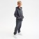 Costume for a boy (sweatshirt, trousers) minku: casual collection graphite color, height 104