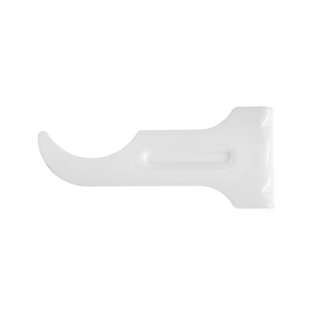 Bracket for the radiator left, polymer, white color-1