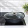 Frying, 3 l, d = 28 cm, h = 8.5 cm, glass cover, anti -stick coating, color dark marble