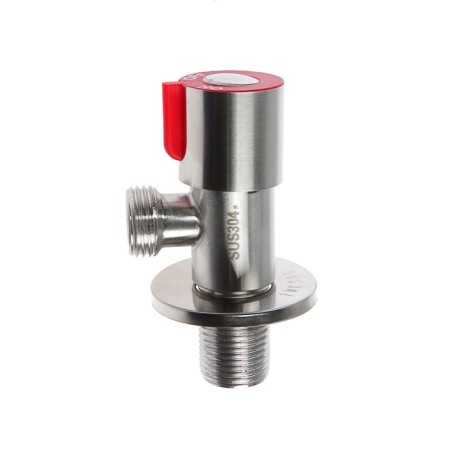 Ball the ball Accoona A473G-4, 1/2 "X1/2" external thread, for everyday life. devices, corner, red-1