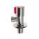 Ball the ball Accoona A473G-4, 1/2 "X1/2" external thread, for everyday life. devices, corner, red