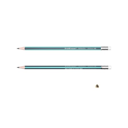 Chernographic pencil with Erichkrause "Sonata", HB, Grifel D = 2.2 mm, wood, three-7