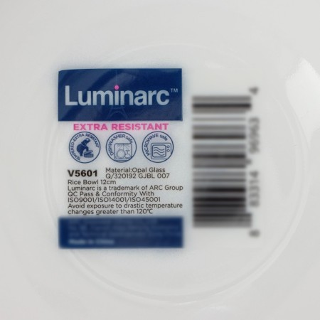A set of bowls Luminarc Everyday, 300 ml, D = 12 cm, glass ceramics, 6 pcs, white color-5