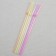Disposable tubes for drinks of the share, 21 cm, d = 5 mm, 250 pcs, neon, with corrugation, color mix