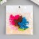 A set of decor for the creativity of felt "Maple leaf" (set 6 pcs)