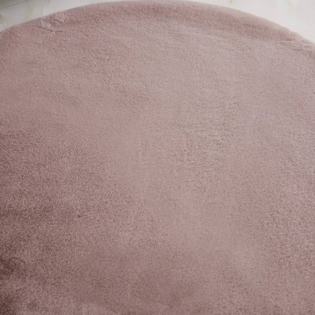 Plush mat Sofi de Marko, size 100x100 cm, color ash rose-2