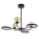 Mirbis chandelier 6XLED 30W 3xg9 black 75x75x59cm Bayerlux