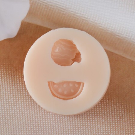 Silicone Mold "watermelon" size of ed. 1.6x0.9x0.5 1.4x1.6x0.7 cm-1