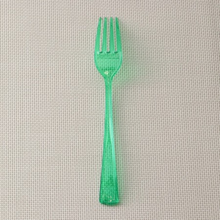 Plastic single -plastic, transparent, 18 cm, set 10 pcs, color mix-2