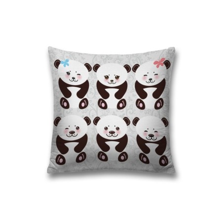 Decorative pillowcase "Little Panda", on a zipper, size 45x45 cm