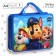 Plastic folder with A4 handles, on a zipper, 75x330x260 mm, puppy patrol