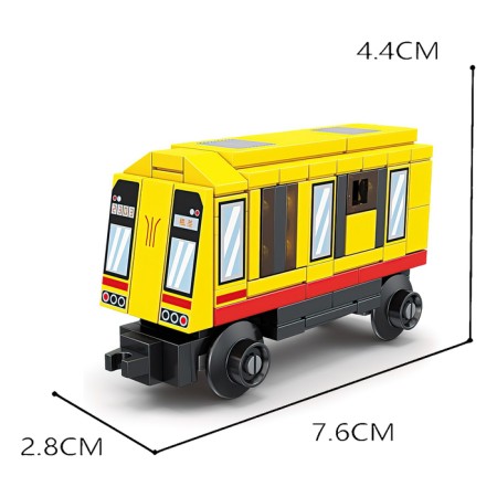 Designer "railway. Metro train ", with launch, 88 parts-1