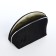 Cosmetic bag with lightning, black color
