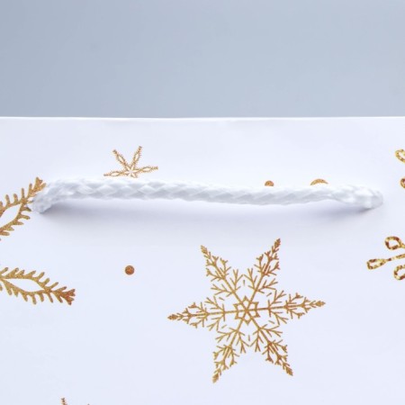 Laminated vertical "Snowflakes", ML 21 x 25 x 8 cm, New Year-2