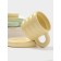 Tea couple of Dolyana "Zephyr", 350 ml, ceramics, yellow