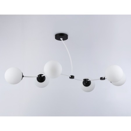Suspended Ambrella Light, Modern, TR2552, 6HE27, white, black color-1