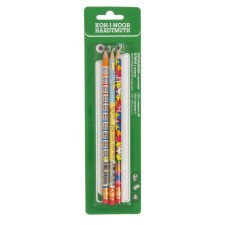 A set of pencils of black-score 3 pieces Koh-I-Noor Mix 1231 HB, with an eraser, blister