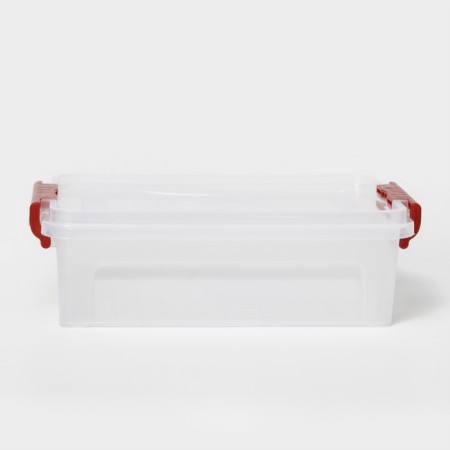 Storage container with a lid, 3.6 l, 31 × 20 × 9 cm, the color is transparent-3