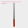 Knife for the biscuit even edge konfinetta, the length of the blade 30 cm, wooden handle